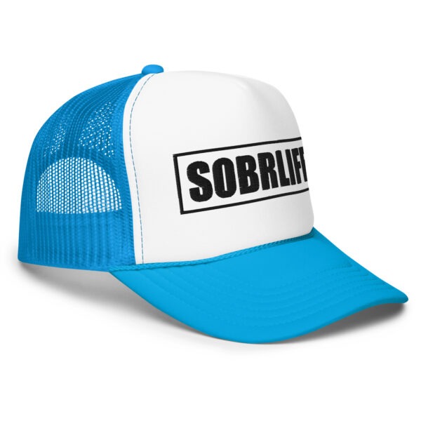 foam trucker hat blue white blue one size right front 65d0f2f9b863d