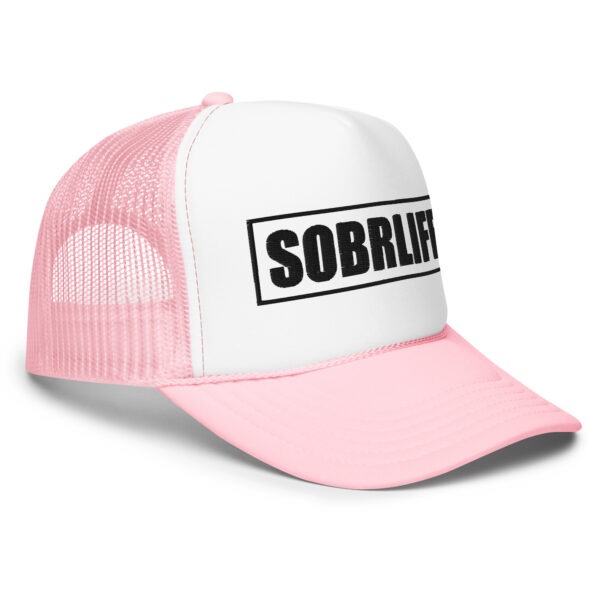 foam trucker hat light pink white light pink one size right front 65d0f2f9b87d1