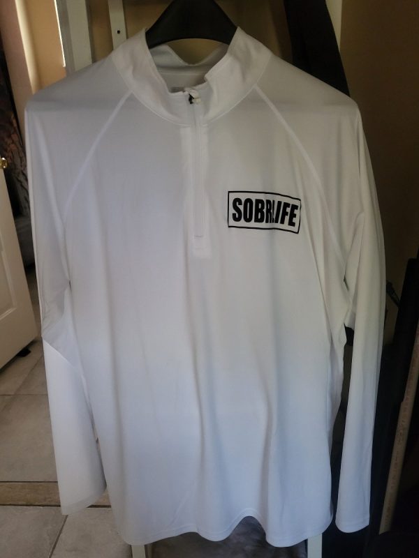 SOBRLIFE quarter zip mens shirt