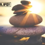 Emotional sobriety concept pic shows balanced stones