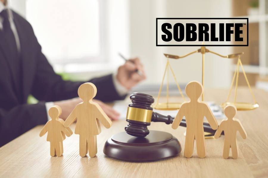 A judge and scale of justice show the concept of the best ways to regain custody after drug abuse from SOBRLIFE